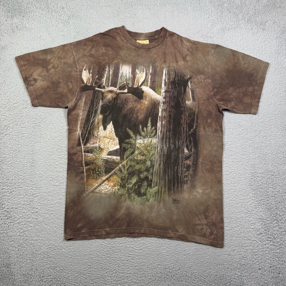 Vintage 2002 the mountain‎ moose animal nature T-shirt - Picture 2 of 5
